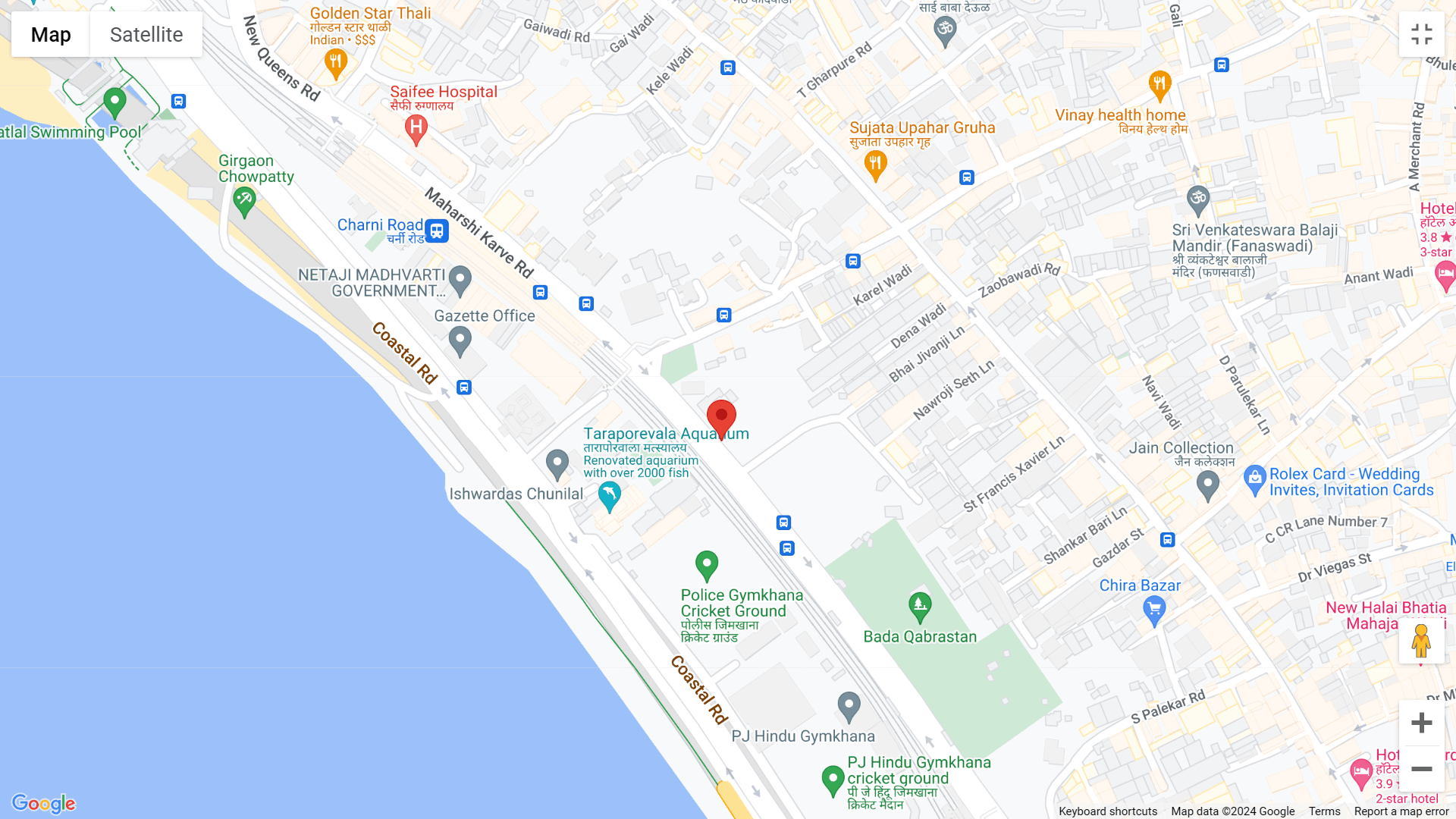 Prestige Ocean Towers Location Map